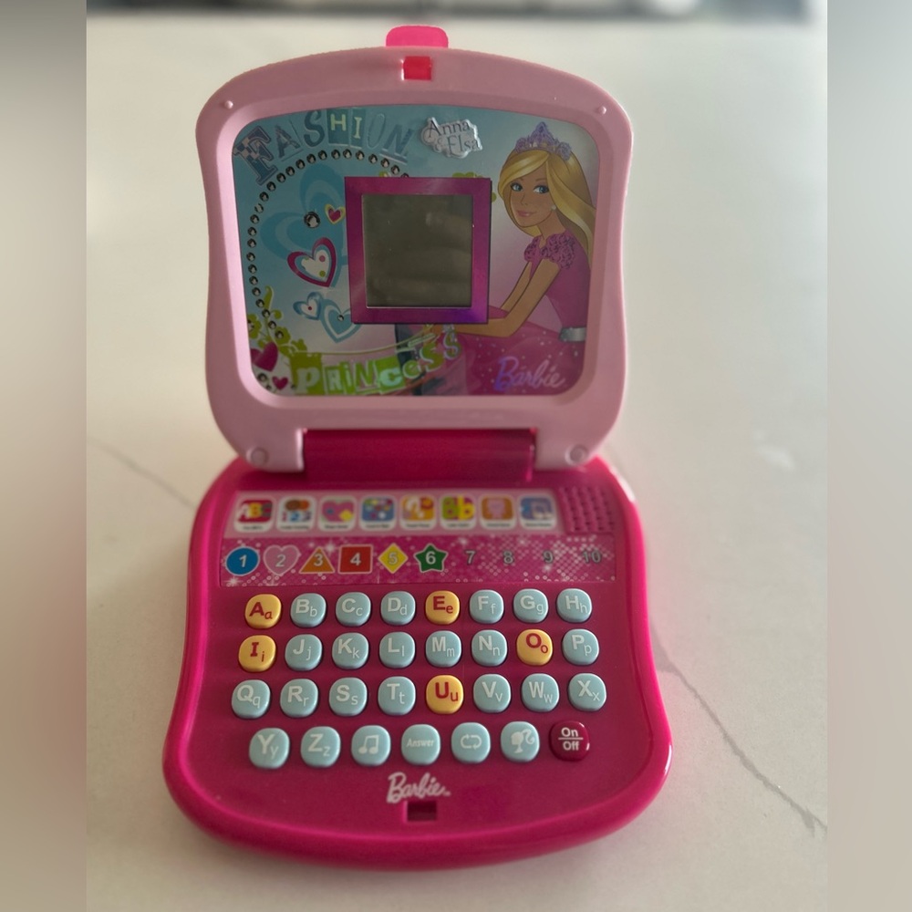 Barbie Pink Learning Laptop